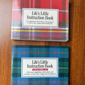 Life’s Little Instruction Book Lot of 2 Volume 1 & 2